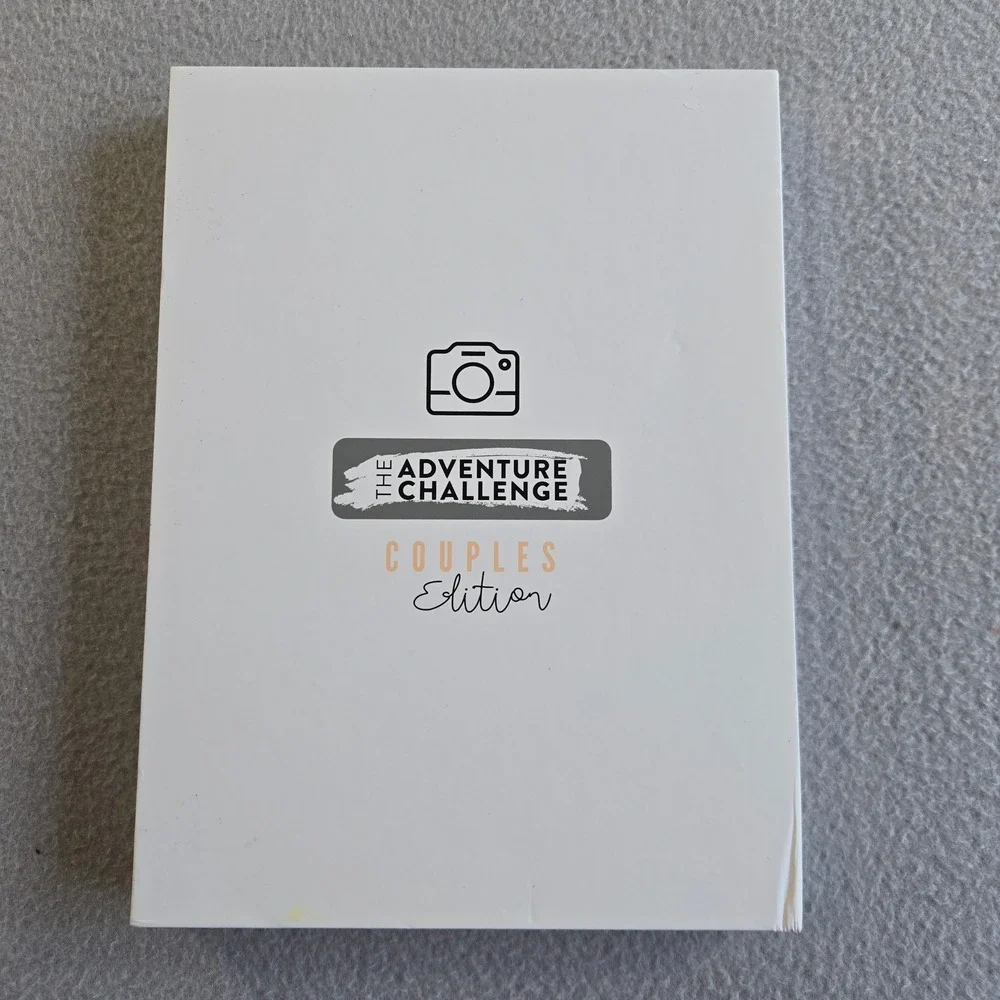 The Adventure Challenge Couples Edition White Scratch Off Date Night Journal